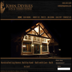Screen shot of the John Flynn Designs Ltd website.