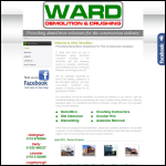 Screen shot of the A. Ward & Son Ltd website.