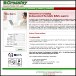 Screen shot of the Crossley Properties Ltd website.