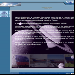 Screen shot of the Saturn Shipping Ltd website.