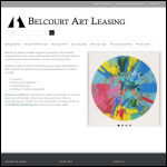 Screen shot of the Art Leasing Ltd website.