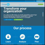 Screen shot of the Changefirst Ltd website.
