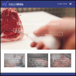 Screen shot of the William White Meats Ltd website.