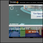 Screen shot of the Spectrum Flooring Ltd website.