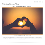 Screen shot of the Sands Care Morecambe Ltd website.