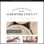 Screen shot of the Hampshire Linen Services Ltd website.