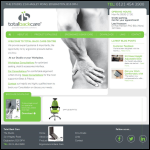 Screen shot of the Postural Answers Ltd website.