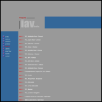 Screen shot of the Iav Projects Ltd website.