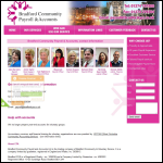 Screen shot of the Bradford Community Payroll & Accounts Ltd website.