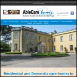 Screen shot of the Bristol Care Homes Ltd website.