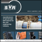 Screen shot of the SVR Plastics Ltd website.
