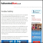 Screen shot of the Fathom & Blues Ltd website.