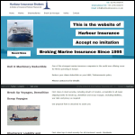 Screen shot of the Harbour Insurance Brokers Ltd website.