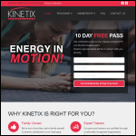 Screen shot of the Kinetix Ltd website.