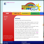 Screen shot of the North Leeds Community Nursery website.