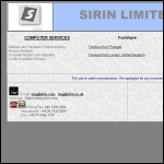 Screen shot of the Sirin Ltd website.