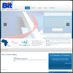 Screen shot of the Bit Consultants Ltd website.