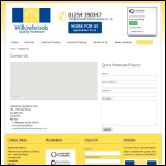 Screen shot of the Willowbrook Health Ltd website.