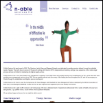 Screen shot of the Able Management Services Ltd website.