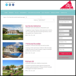 Screen shot of the Hadleigh Properties Ltd website.