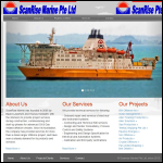 Screen shot of the Scanrise Ltd website.
