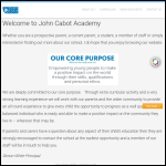 Screen shot of the John Cabot Ventures Ltd website.
