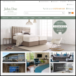 Screen shot of the John Doe Ltd website.