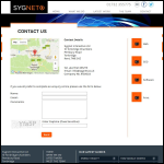 Screen shot of the Syg-net Ltd website.