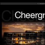Screen shot of the Cheergrey Ltd website.