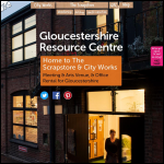 Screen shot of the The Gloucestershire Resource Centre Ltd website.