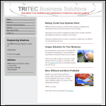 Screen shot of the Tritec Business Solutions Ltd website.