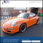 Screen shot of the Aylesford Body Repair Centre Ltd website.