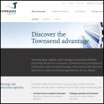 Screen shot of the Townsend Group Ltd website.