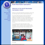 Screen shot of the South Manchester Gymnastics Centre website.