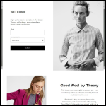 Screen shot of the Theory B Ltd website.