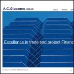 Screen shot of the A.C. Giacoma Ltd website.