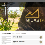 Screen shot of the Midas Accountants & Business Consultants Ltd website.