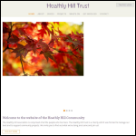 Screen shot of the Hoathly Hill Trust Ltd website.