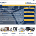 Screen shot of the Kingsway Asset Finance Ltd website.