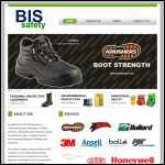Screen shot of the Bis (International) Ltd website.
