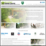 Screen shot of the Ken Linford Gardencare Ltd website.