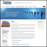 Screen shot of the Capitecs Ltd website.