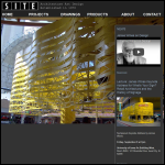 Screen shot of the Syte Architectural Glazing Ltd website.