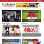 Screen shot of the Brighton Live Ltd website.
