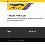 Screen shot of the Compton Cymru Cyfyngedig website.