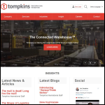 Screen shot of the Tompkins Associates International Ltd website.
