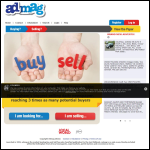Screen shot of the Ad-mag (North East) Ltd website.