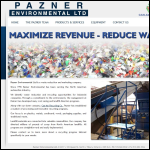 Screen shot of the Environmental Recycling Ltd website.