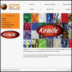 Screen shot of the Gps Agencies Ltd website.
