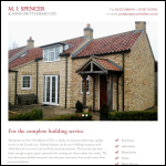Screen shot of the M J Spencer & Sons (Nettleham) Ltd website.